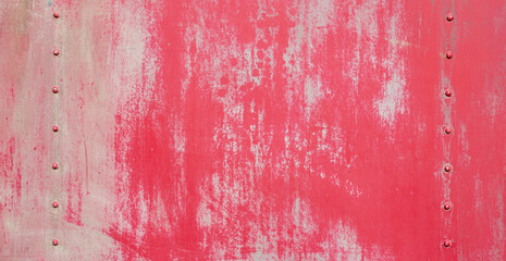 old red colored rusty metal texture background for design	