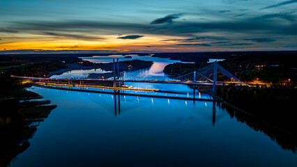  Kirjalansalmi Bridge at Golden Hour, Turku Archipelago