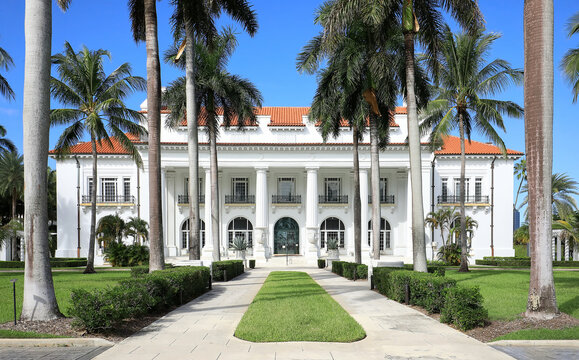 Henry Morrison Flagler Museum, known as Whitehall was built in 1902 as a wedding gift to his third wife, Mary Flagler, Palm Beach, Florida, USA. 