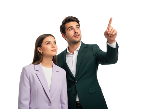 Savings choice advisors pointing to the right option for seasonal offers and limited deals useful for retail banners or email flyers, helps teams confirm a business proposal and approve a discount