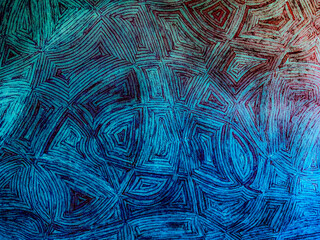 hand drawn dark blue texture, geometric abstract background, vibrant modern wallpaper design