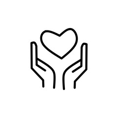 Obraz premium Elderly Care Icon