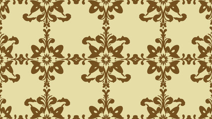 Obraz premium Damask seamless background