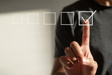 Checkbox. Your Choice. Business concept