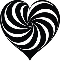 Abstract geometric shapes forming a dynamic pattern with gradients and lines isolated on transparent background