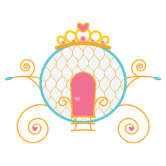 Cute princess carriage
