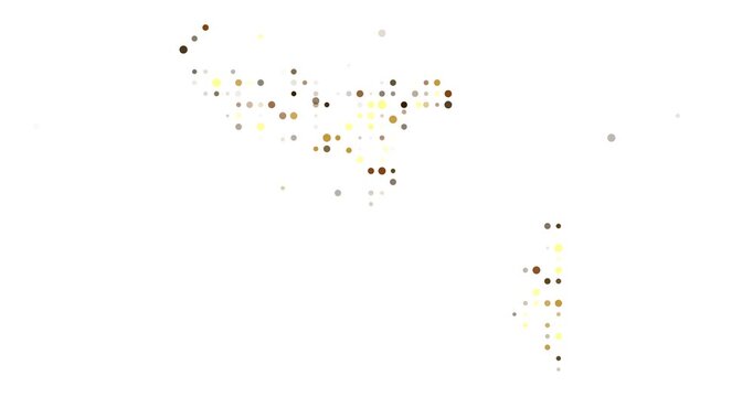 Dynamic Dots Materialize into Tonga Map Formation