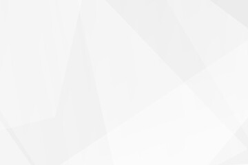 Obraz premium Minimal white and grey geometric background with polygons and gradients, vector EPS 10.