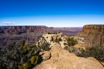 Arizona's Grand Canyon National Park Desert View, Bright Angel Trail, Rim Trail, and pictograph photos in the Fall of 2025 