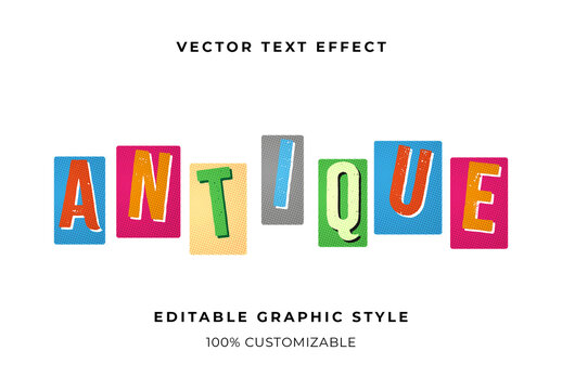 Halftone Comic Text Effect