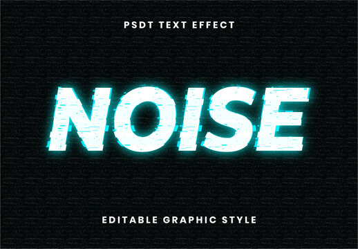 White And Green TV Distortion Text Effect Glitch Bold Font