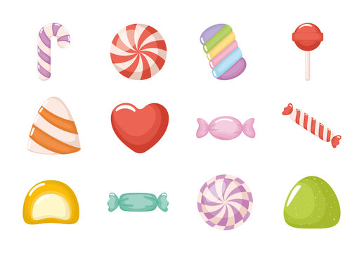 Candy Sweet Illustration Set