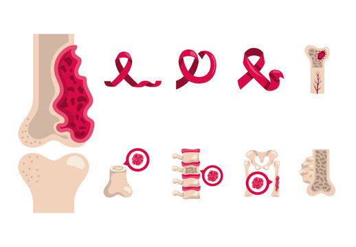 Multiple Myeloma Awareness Illustration Set