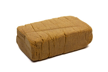 Hashish bock isolated on white background