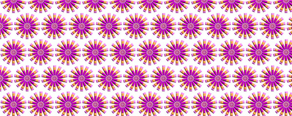 seamless pattern with pink flowers 3d