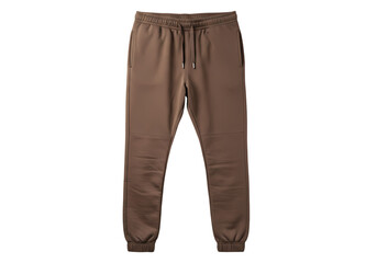 Modern brown joggers casual athletic wear style