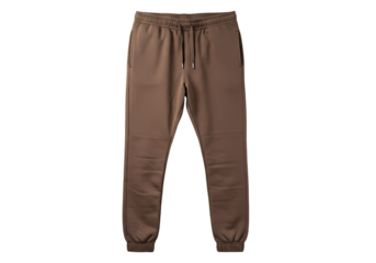 Modern brown joggers casual athletic wear style