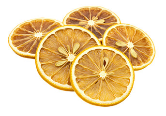 Dehydrated lemon slices are great for garnishing drinks