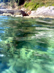 water and rocks