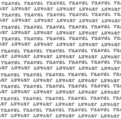 Travel Lunar pattern vector with handwritten typography in alternating rows for space-themed design, branding, and decor
