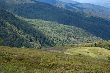 Naklejka premium Belasitsa Mountain around Kongur peak, Bulgaria