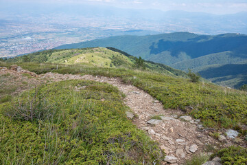 Fototapeta premium Belasitsa Mountain around Kongur peak, Bulgaria