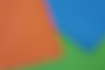 Una toma de cerca de un fondo abstracto de varios colores con un degradado ligero desenfocado