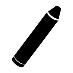 Illustration of a crayon, commonly used for drawing, coloring, and artistic expression by children and adults alike