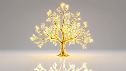 autumn tree with yellow leaves - Powered by Adobe