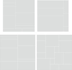 Modern Bento Grid Poster – Colorful Modular Layout Design