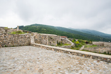 Fototapeta premium The castle walls of the castle of Prizren in Kosovo
