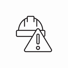 construction warning icon sign vector