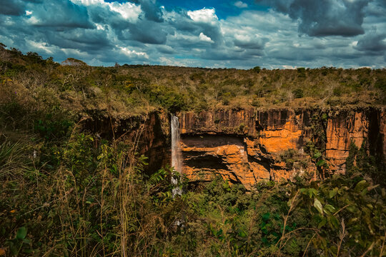 Cachoeira V&eacute;u da noiva em Mato Grosso