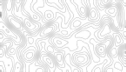 White contour line pattern creating gentle terrain waves, elegant minimalist design with soft organic flow perfect for mapping branding posters and modern visuals