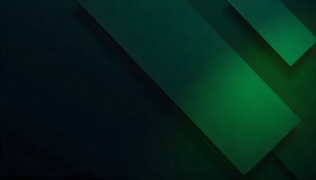 Modern abstract background with dynamic green geometric shapes