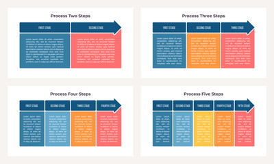Business infographic template. Banner charts with options, steps. Vector chart.