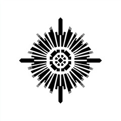 Obraz premium Badminton logo