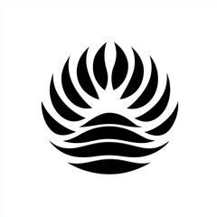 Obraz premium Badminton logo