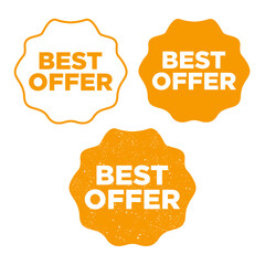 Best Offer Stamp Design – Eye-Catching, Professional, and Promotional Designs for Discounts, Sales, and Special Deals