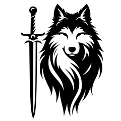 Sword and wolf