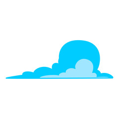 cloud vector, clip art, and symbol. Flat design of  cloud concept and simple design