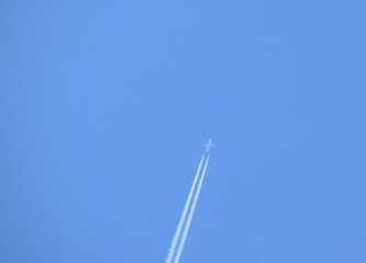 airplane in the sky