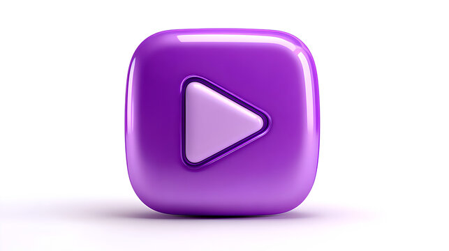 violet play button - Powered by Adobe