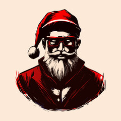 cartoon santa claus