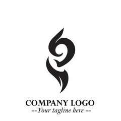 Fototapeta premium Modern Ear Logo Symbol with Minimalist Line Art Style and Elegant Professional Design 