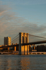Obraz premium brooklyn bridge at sunrise 