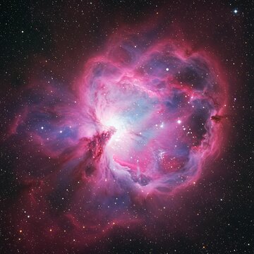 Lagoon Nebula - A Cosmic Cloud of Gas and Dust in Sagittarius.