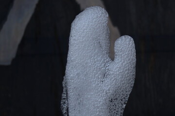 High-Speed Capture of Water Fountain Bubbles