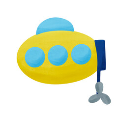 Blue yellow submarine