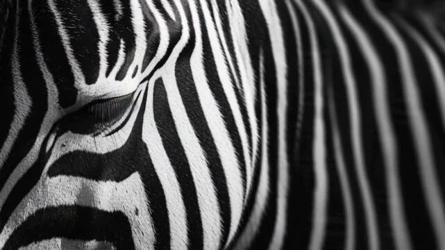 zebra close up